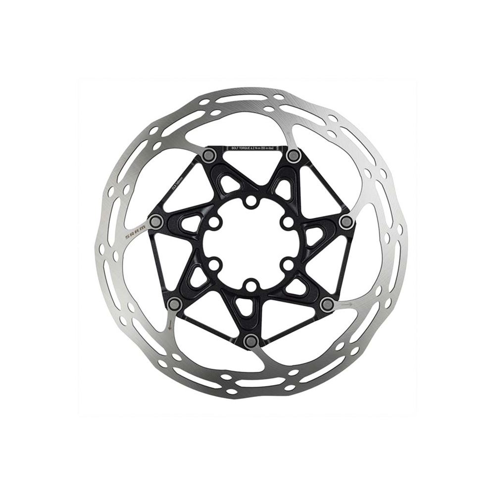 SRM DISCO FRENO CENTERLINE 2PZ 180MM 6T.TI BLK (BISELADO)