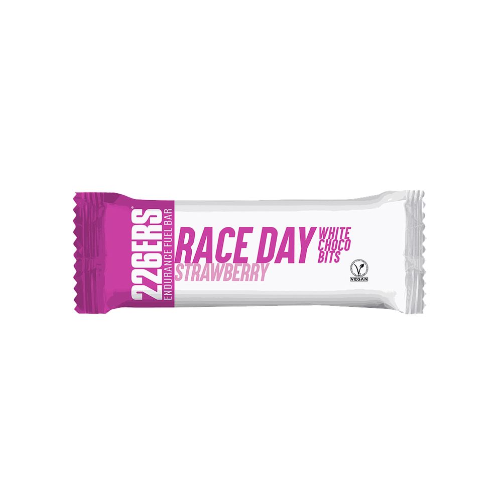 RACE DAY BAR 40G CHOCO BITS WHITE CHOCOLATE & STRAWBERRY