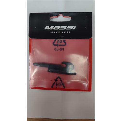 PROLONGADOR VALVULA CNC (2PC)60MM NEGRO