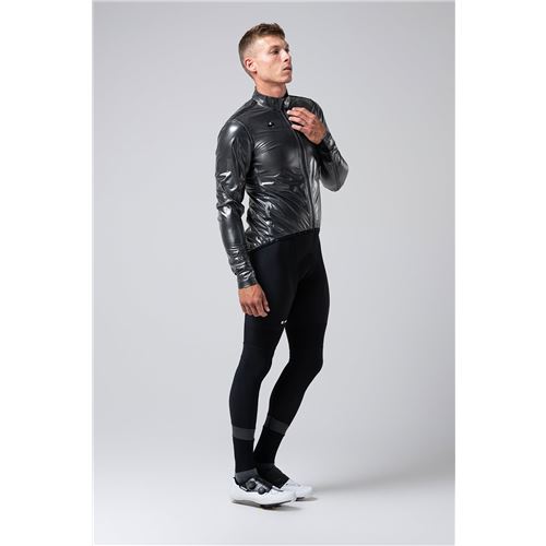 CHAQUETA LIGERA IMPERMEABLE PLUVIA 2.0 UNISEX TRUE BLACK - 2