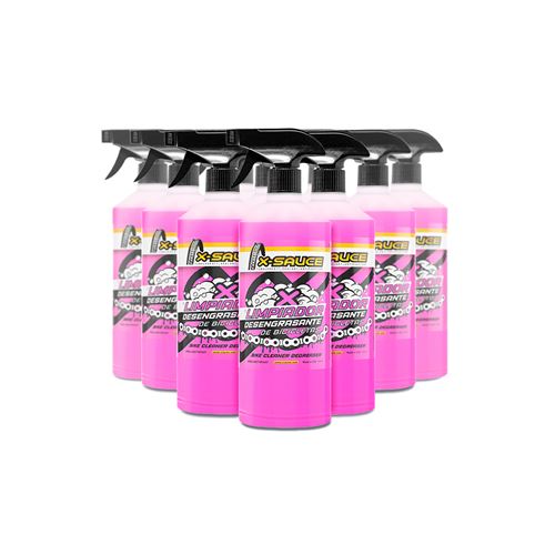 X-SAUCE LIMPIADOR DESENGRASANTE DE BICICLETAS 900 ML (ROSA)