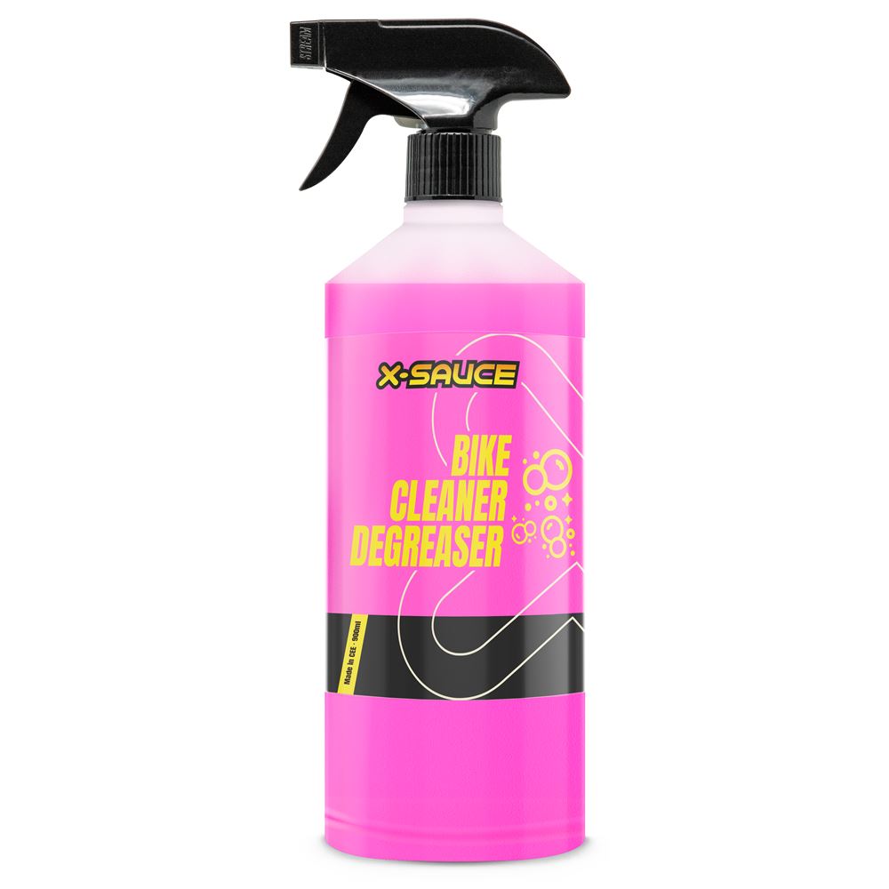 X-SAUCE LIMPIADOR DESENGRASANTE DE BICICLETAS 900 ML (ROSA)