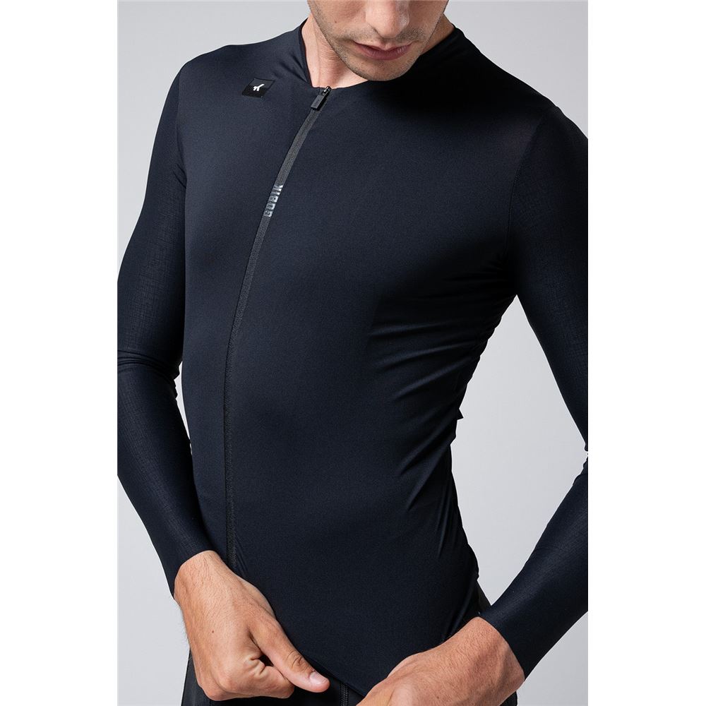 MAILLOT MANGA LARGA AVALON UNISEX INK BLACK - 2XL