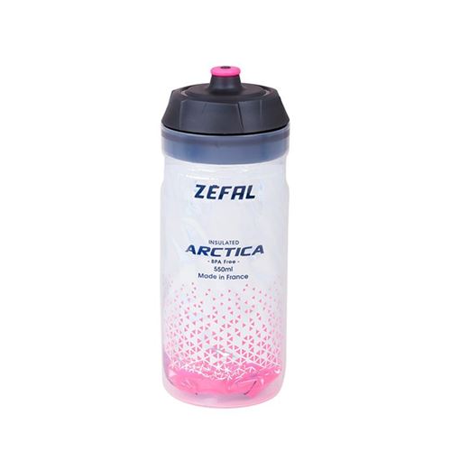 BIDON ZEFAL ISOTHERMO ARCTICA PLATA/ROSA 550ML